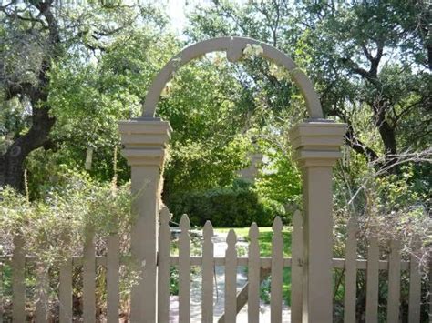 Entrance To The Garden French Country Style Garden Picket Fence With