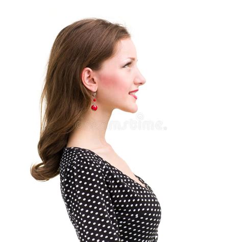 Attractive Smiling Woman Portrait Stock Photo Image Of Cheerful