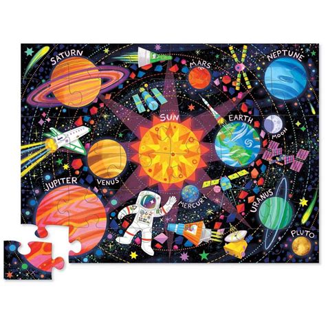 Crocodile Creek Space Explorer Classic Floor Jigsaw Puzzle 36 Piece