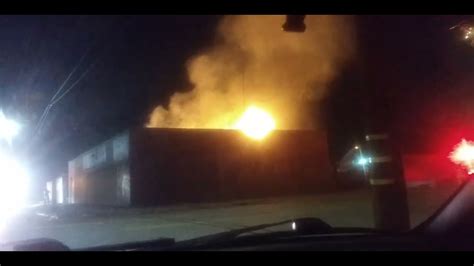 Sbcfd Commercial Structure Fire Youtube