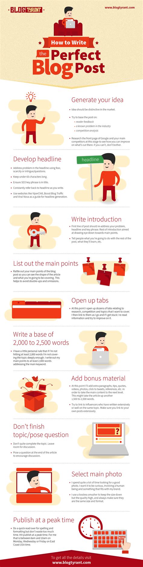 7 Awesome Tips For Writing Brilliant Blog Posts Infographic