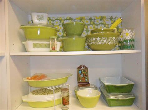 Green Pyrex And Kitchen Items Available At Old River Valley Antique