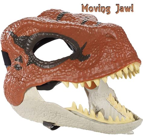 Mattel Velociraptor Mask With Opening Jaw Jurassic World Movie