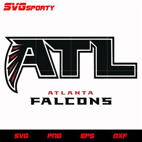 Atlanta Falcons Atl Logo Svg Nfl Svg Eps Dxf Png Digital File