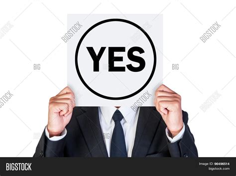 Man Say Yes Image And Photo Free Trial Bigstock