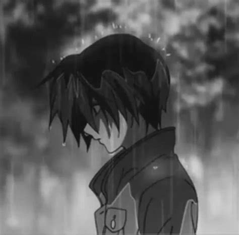 Sad Anime Boy In Rain Sad Anime Profile Pictures Wallpapers Wallpaper