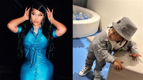 Nicki Minaj Shared Adorable Photos Of Her Son Papa Bear Youtube