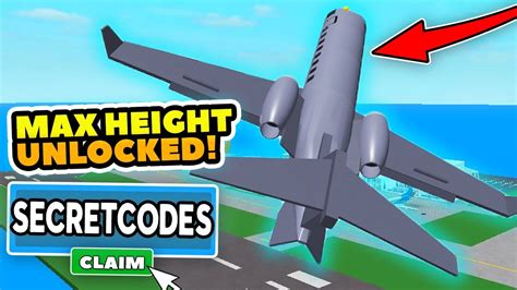 I Flew To Max Height All Working Airport Tycoon Codes Roblox Youtube