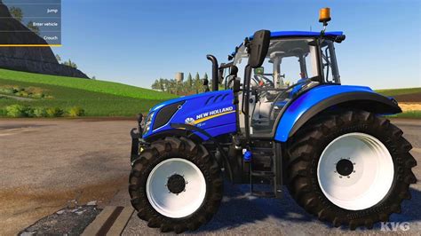 Farming Simulator 19 New Holland T5 Series Gameplay Hd 1080p60fps