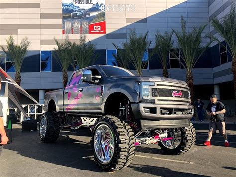 Ford F Super Duty Rbp Forged Sema Show Model Custom Suspension Lifted In Custom Offsets