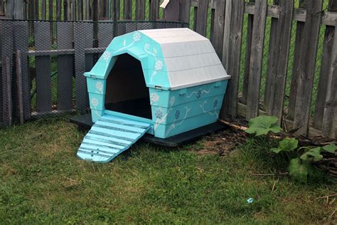 Repurpose An Old Plastic Dog House Old Vinyl For Floor Covering