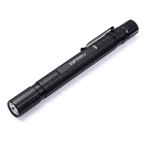 Infray Led Pen Light Flashlight Zoomable Small Pocket Sized Edc
