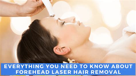 how to get rid of forehead hairs forever [laser removal ] laserall