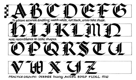 Margaret Shepherd Calligraphy Blog 215 Redoubled Gothic Caps