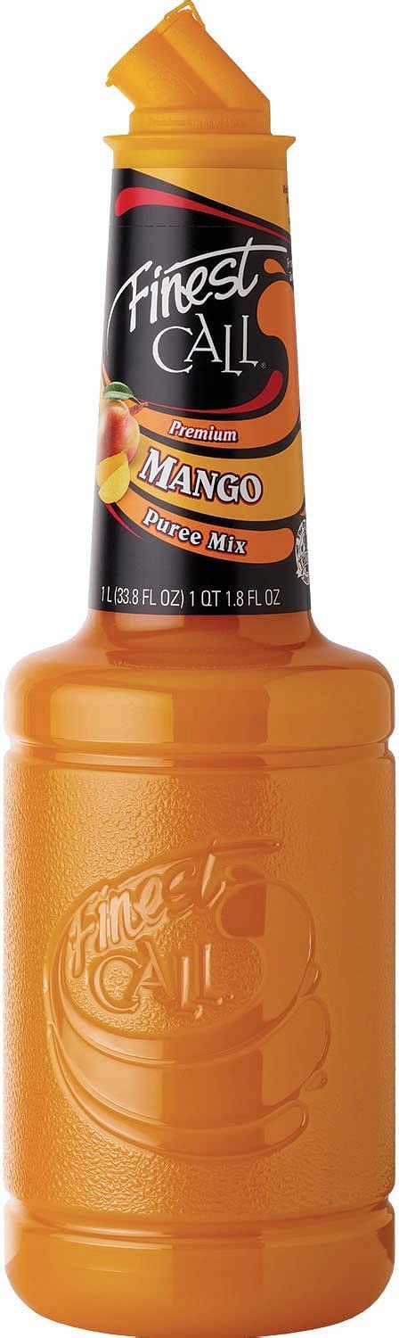 Buy Finest Call Premium Mango Fruit Puree Drink Mix 1 Liter Bottle 33