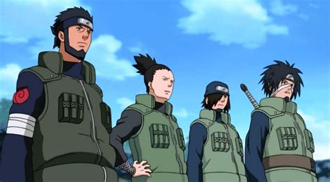Shikamaru And His Team Set Out Naruto Platoon Shikamaru