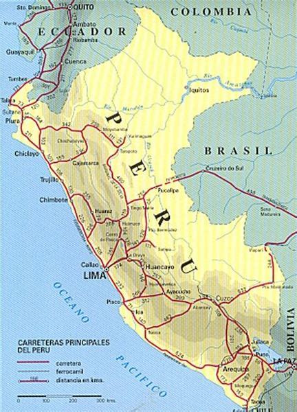 Maps Of Peru Project Peru