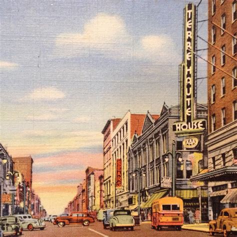 On Sale 1949 Terre Haute Indiana Wabash Avenue Downtown Etsy