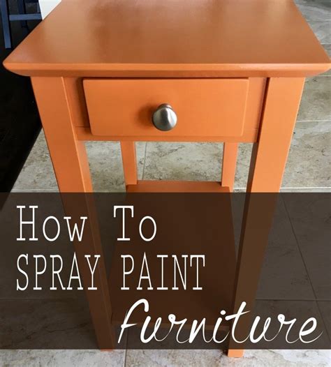 How To Spray Paint Furniture Everyday Laura Spray Paint Furniture