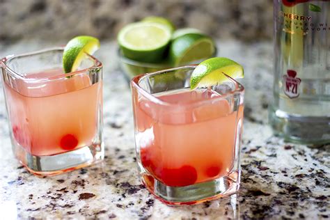 This is the best limeade recipe! Cherry Limeade Vodka Cocktail Recipe