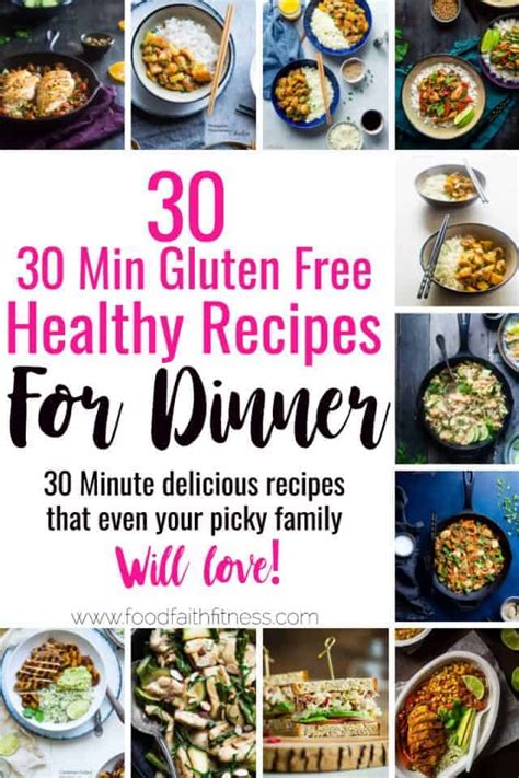 30 Healthy 30 Minute Meals Roundup Food Faith Fitness