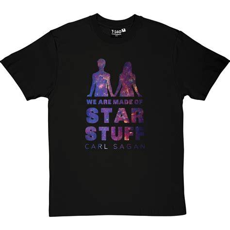 Carl Sagan We Are Made Of Star Stuff T Shirt Redmolotov