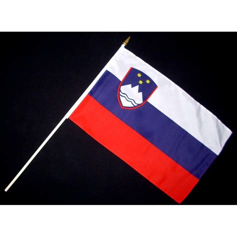 Da das wappen erst am 20. Stock-Flagge 30 x 45 : Slowenien, 3,50
