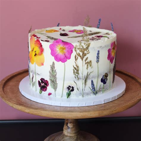 Edible Pressed Flowers For Cake Flowerswe