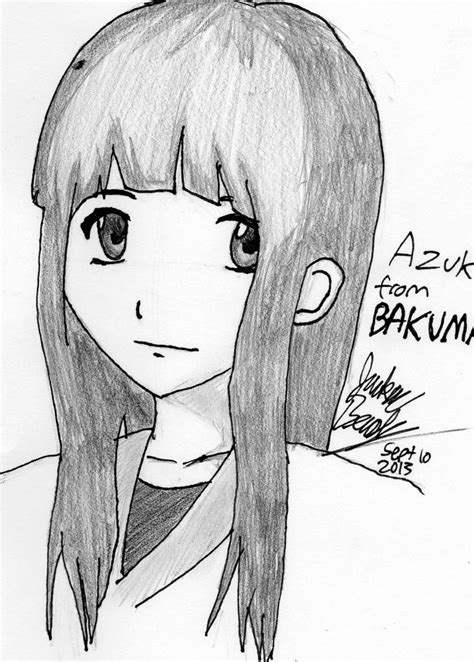 Azuki Miho From Bakuman By Thedumbotaku On Deviantart