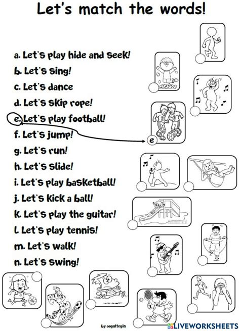26 At The Playground Lets Play Worksheet Calming Activities