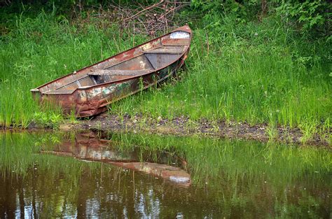 Rusty Row Boat Photograph By Maria Dryfhout Fine Art America