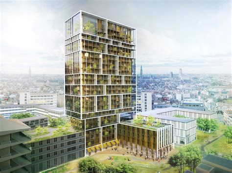Cf Møller Chosen To Design Antwerp Residential Tower Archdaily