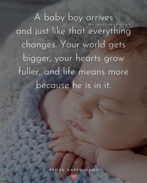 55 Baby Boy Quotes And Sayings To Welcome A Newborn Son Cristianos