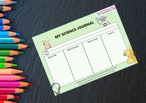 Free Printable Science Journal For Kids 25 Journals For Middle Schoolers