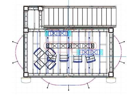 Double Deck Trade Show Exhibit Design With Hidden Stairs Me2020