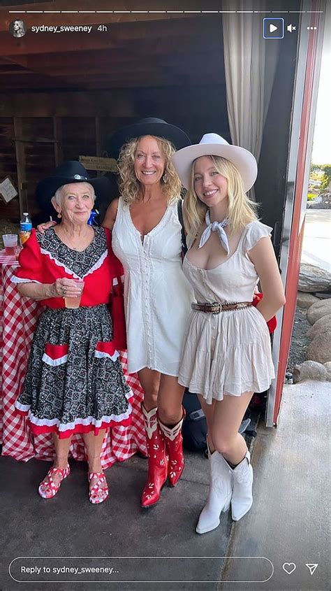 Sydney Sweeney Throws Her Mom A Surprise Hoedown For Her Th Birthday In Idaho In