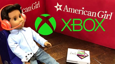 American Girl X Box Gaming Set Youtube