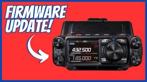 Firmware Update For The Yaesu Ftm 500dr Youtube