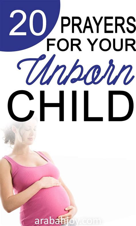 20 Scriptures To Pray Over Your Unborn Baby Arabah Prayer For You