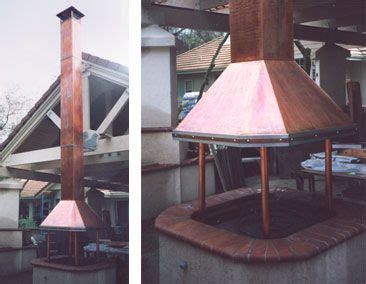 Maybe you would like to learn more about one of these? Fire pit hood with stack | Outdoor rooms | Pinterest