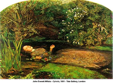 Ophelia By John Everett Millais My Favourite Pre