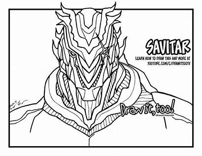 Savitar Coloring Flash Pages Mask Drawittoo Draw