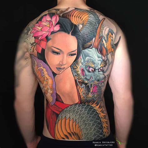 Ghost Warrior Japanese Tattoo Back Best Tattoo Ideas Gallery
