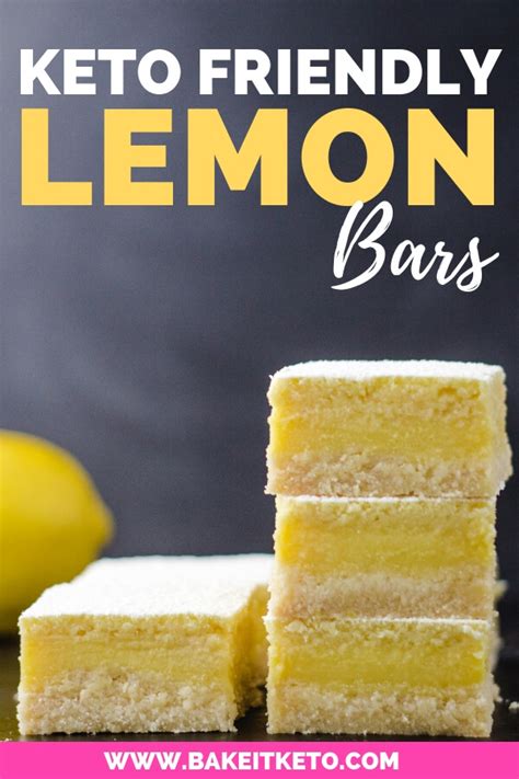Don't worry if you don't like the taste of coconut. Ultimate Keto Lemon Bars (Low Carb And Sugar Free!) - Bake ...