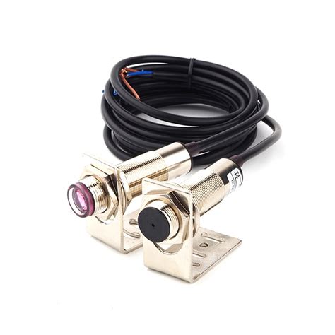 Dc636v M18 Waterproof Laser Photoelectric Switch Laser Beam Sensor