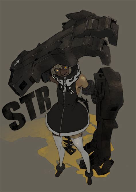 Strength Black Rock Shooter Page 2 Of 6 Zerochan Anime Image Board