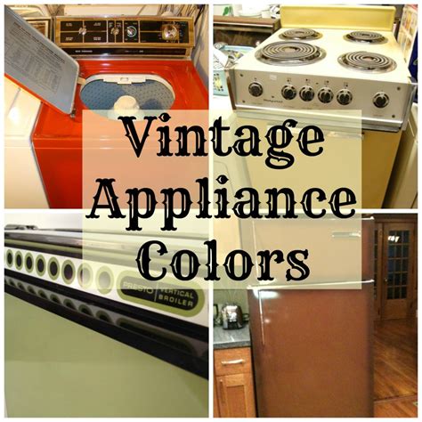 Vintage Appliance Colors Throwbackthursday Goedekers Home Life
