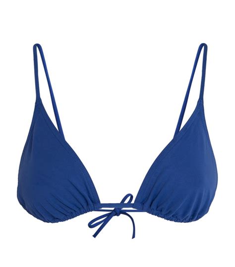 Eres Blue Mouna Bikini Top Harrods Uk