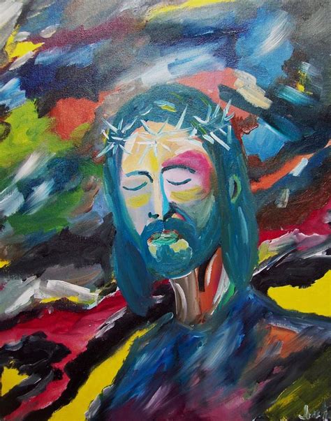 Jesus Painting By Justin Myers