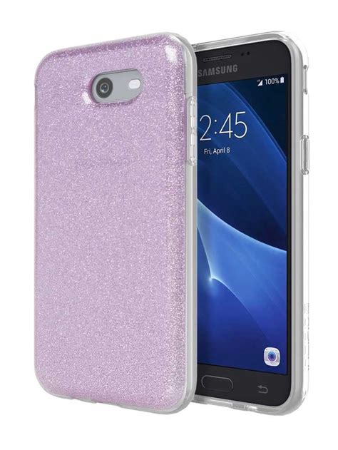 Incipio Cell Phone Case For Samsung Galaxy J3 Pink Sparkler